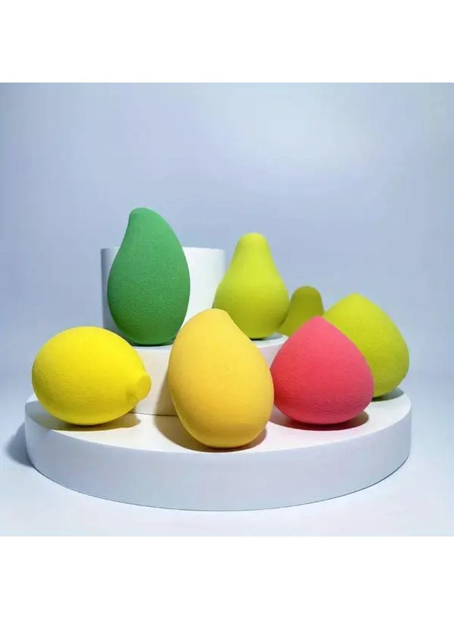 Green Avocado Beauty Sponge Wet Dry Dual Purpose Foundation Blush Concealer - Image 3